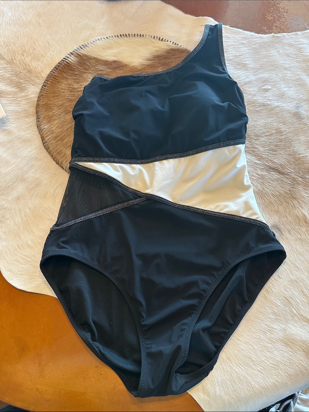 Profile by Gottex one shoulder one piece swimsuit